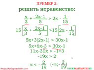скачать бесплатно игру Математика 8 класс. "Решение линейных неравенств"